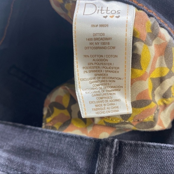 Ditto's Selena Mid-Rise Ankle Skinny black jean 32 - Picture 6 of 12